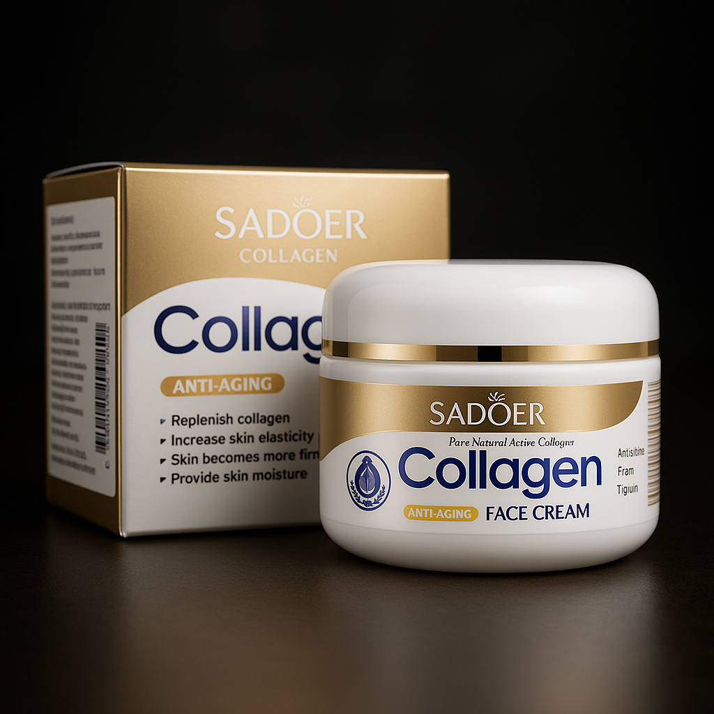 Crema hidratanta anti-riduri SADOER, Collagen Skin Care, 100g. SD44555