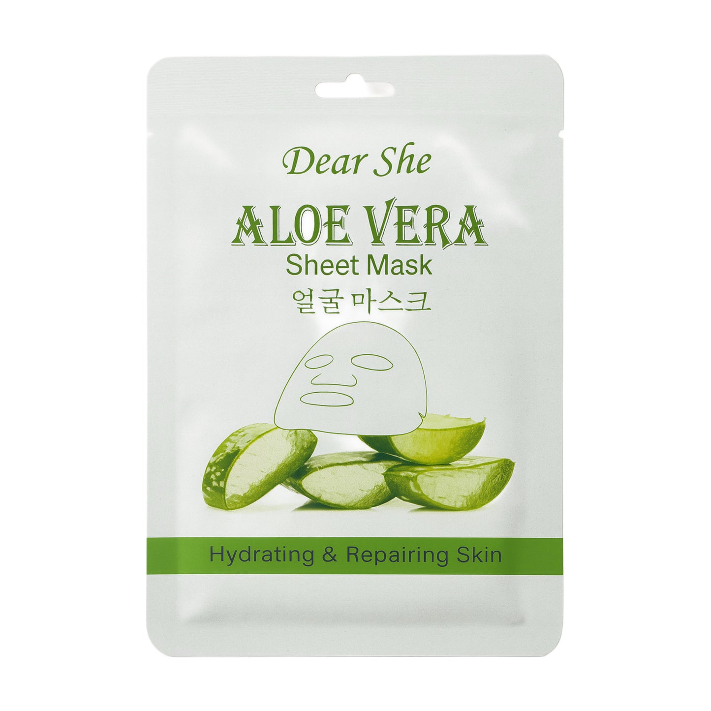 Masca facială Dear She hidratantă și regenerantă cu Aloe Vera NO-1013