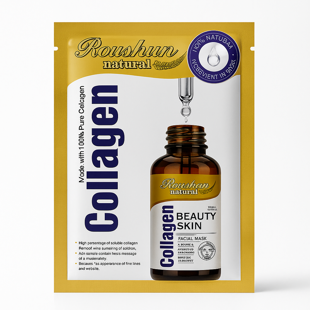 Roushun – Mască tip fașă cu colagen
