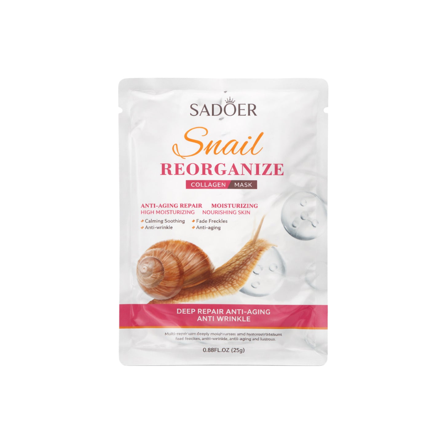 SADOER – SNAIL REORGANIZE COLLAGEN MASK SD51223