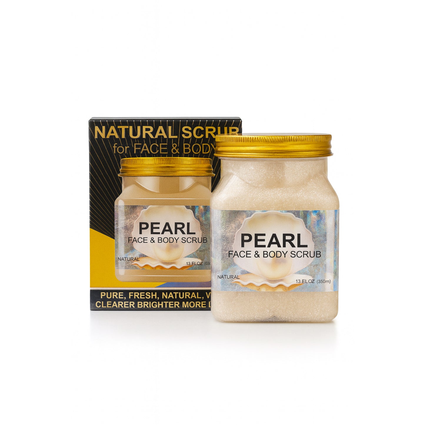 Scrub WOKALI pentru față și corp Pearl 350ml WKL621