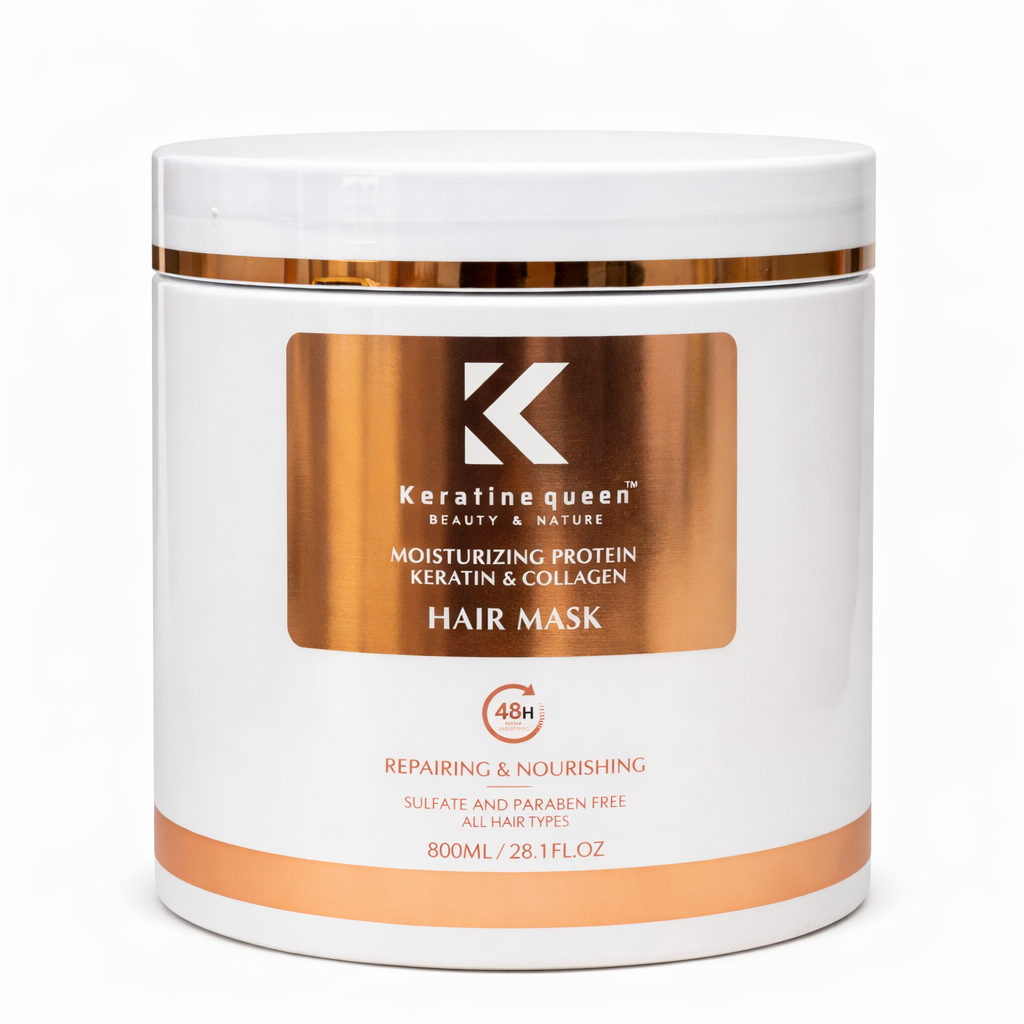 Маска за коса Keratin Queen с кератин и колаген 800ml