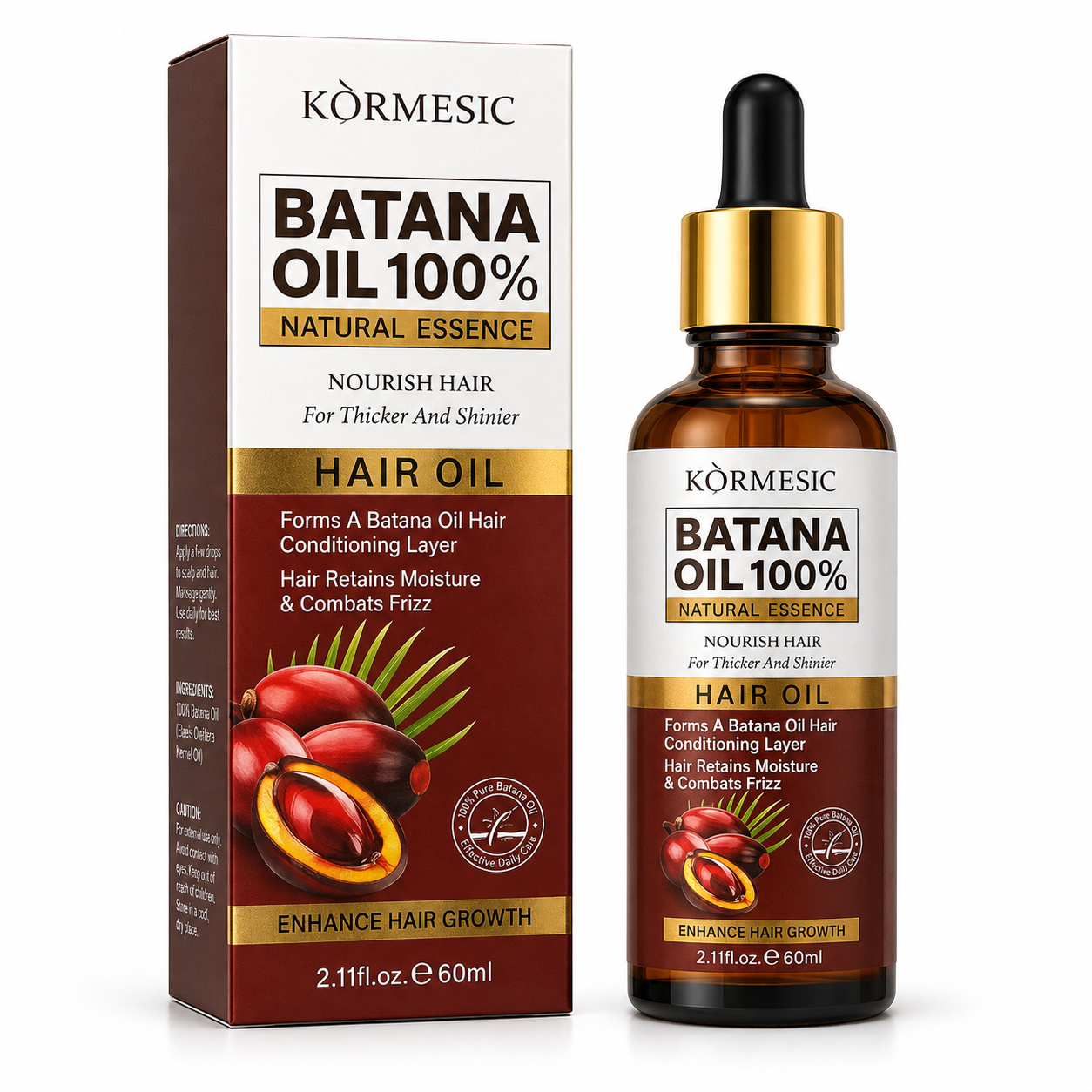 KÖRMESIC BATANA OIL 100% – ULEI PENTRU PĂR 60 ML
