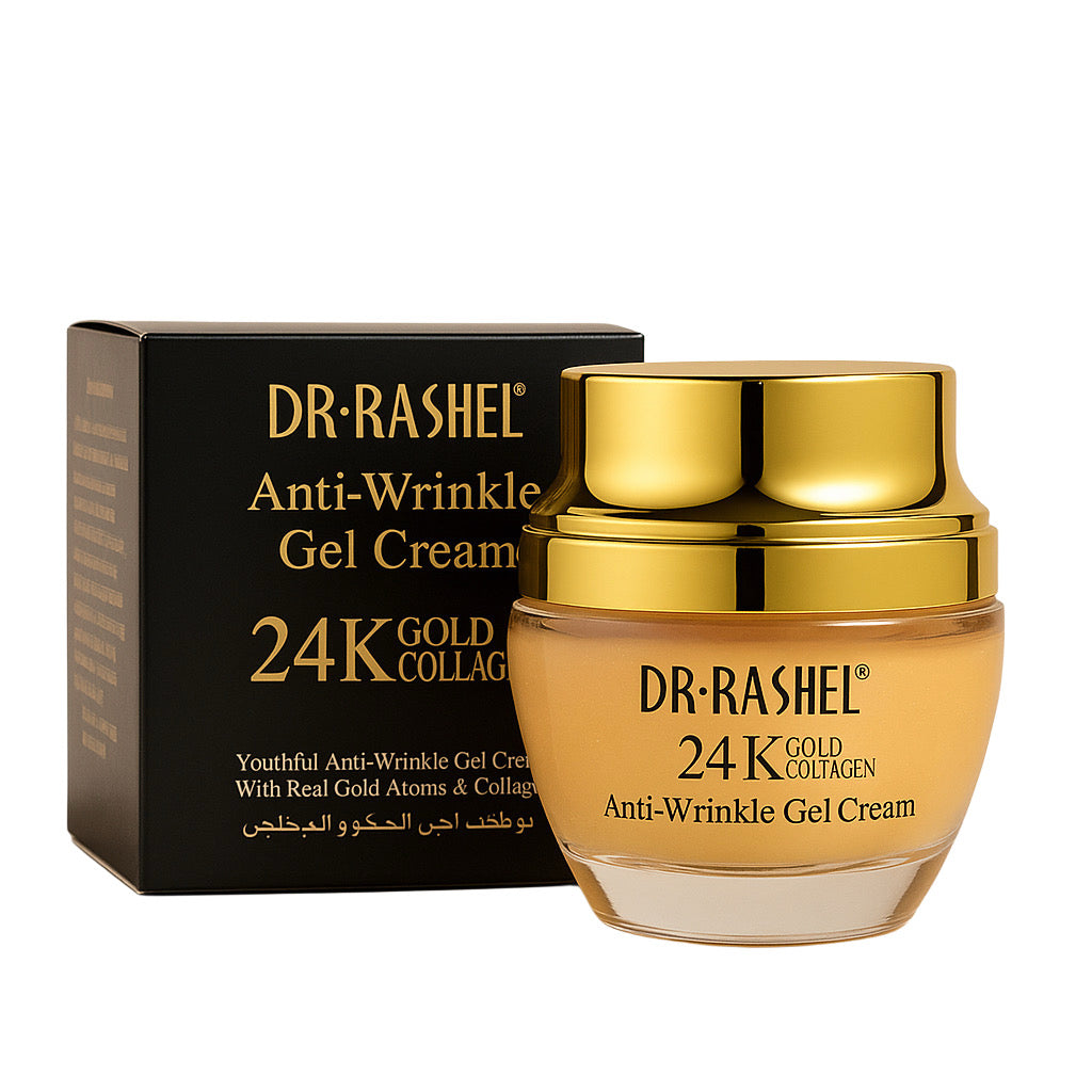 Crema Anti-Aging cu aur si colagen - Dr Rashel 24K Gold & Collagen Anti-Wrinkle Gel Cream - 50. DRL1178