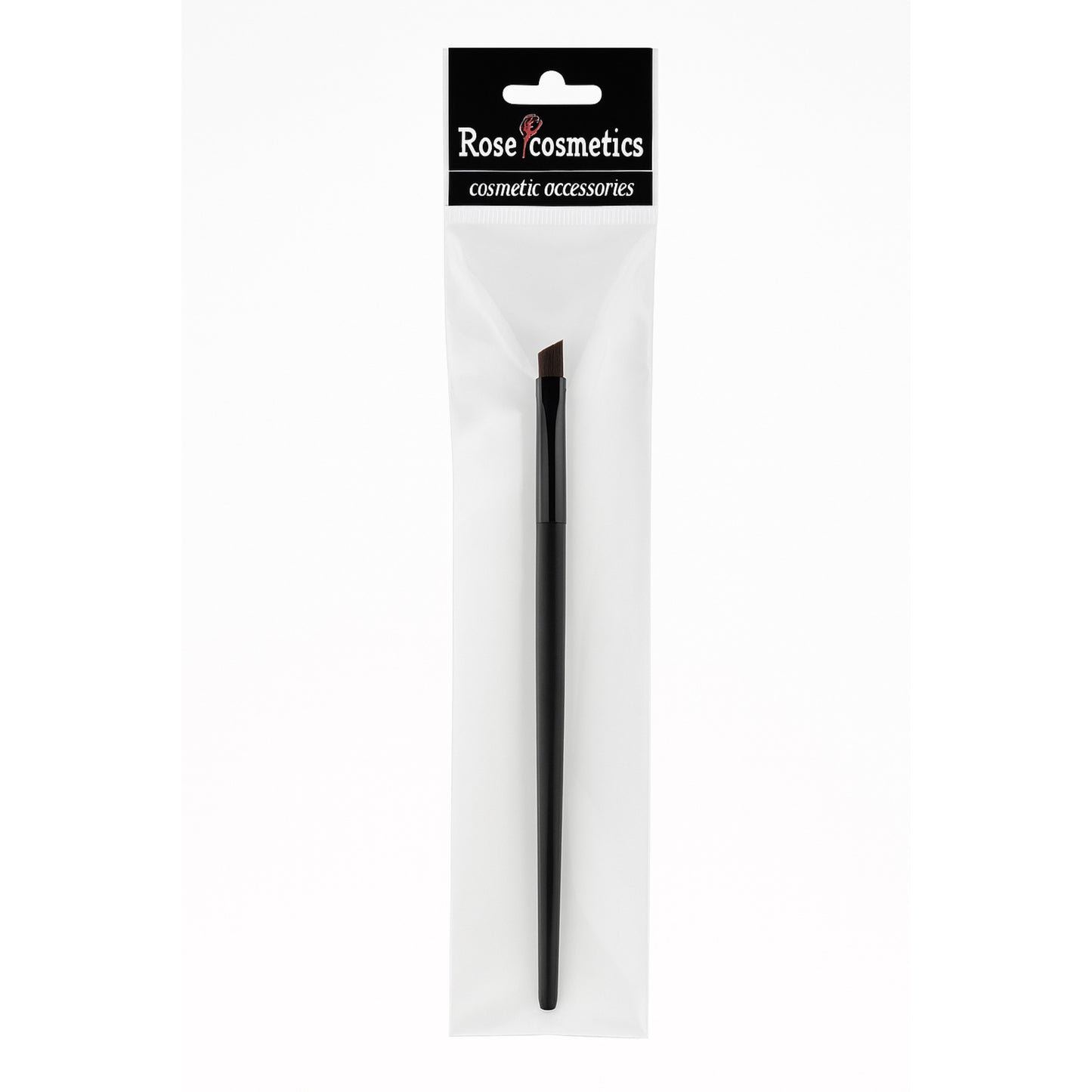 Pensulă înclinată pentru sprâncene și eyeliner – Rose Cosmetics
