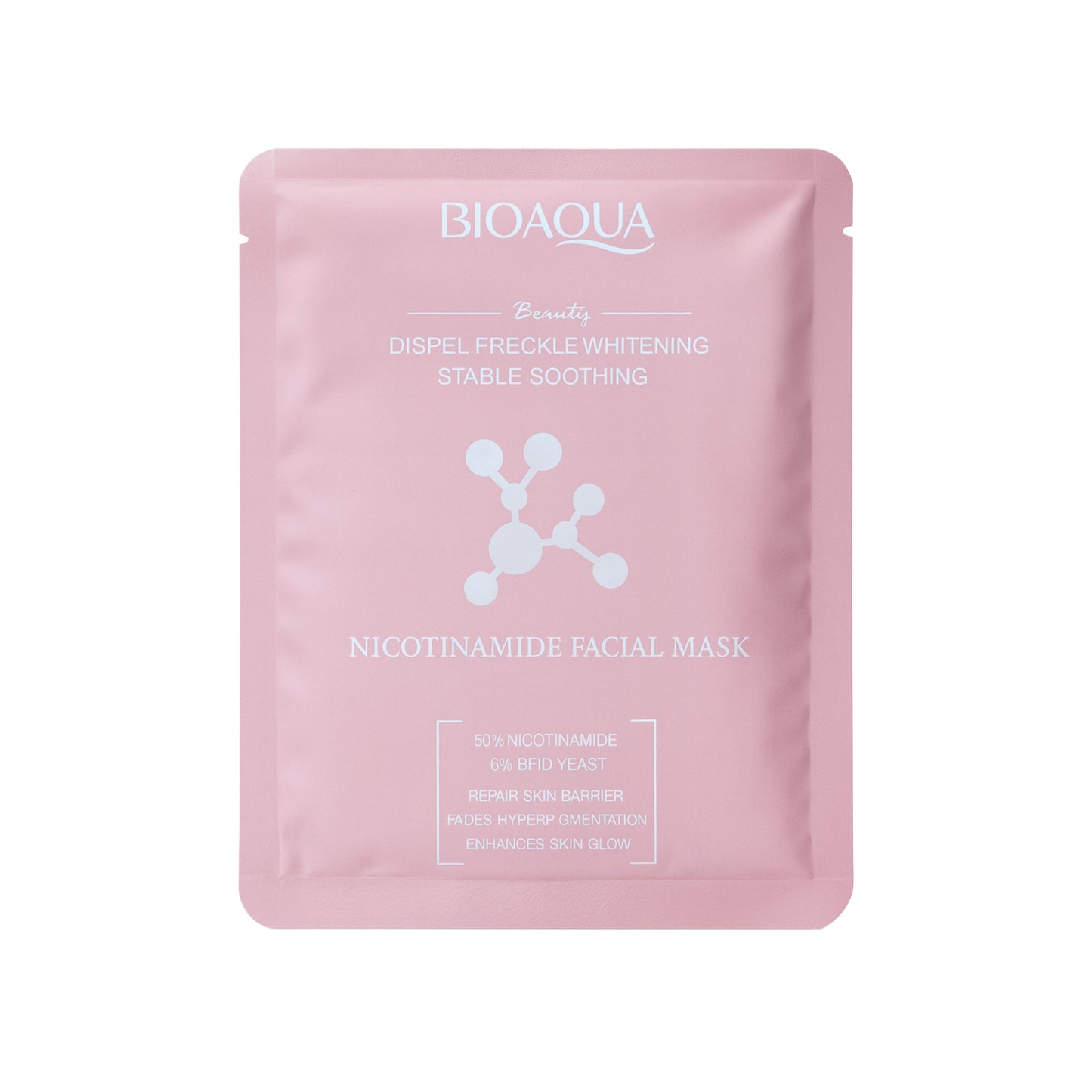 Masca facială Bioaqua iluminatoare și calmantă Nicotinamide BQY08145
