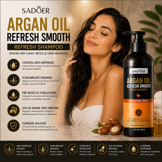 Șampon cu ulei de Argan Sadoer 500 g. SD88706