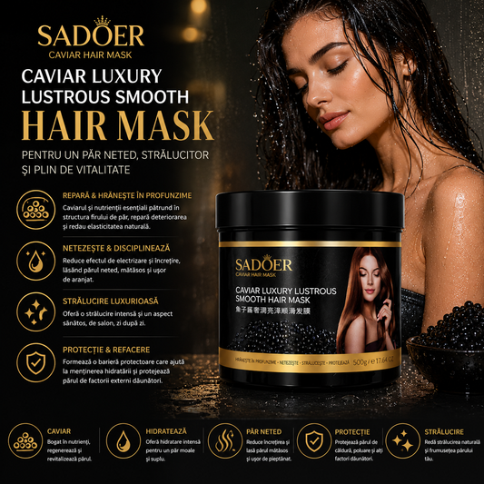 Masca de păr SADOER Caviar Moist and Shiny Smooth SD10810