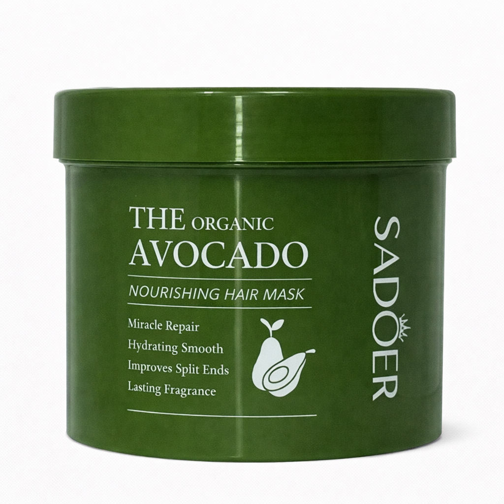 Маска за коса SADOER Organic Avocado подхранваща маска за коса 500g SD11169