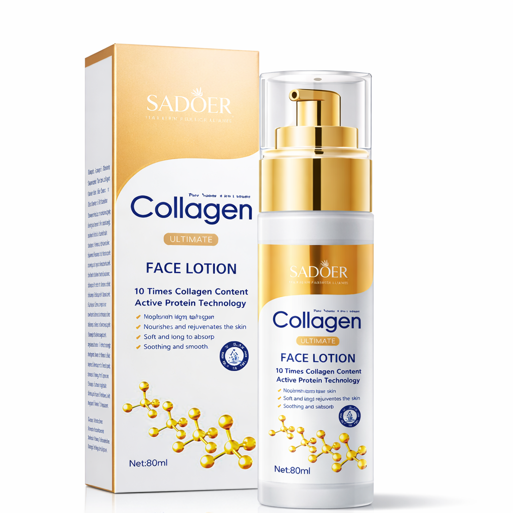 Sadoer – Loțiune tonică curățare pentru față cu colagen, efect anti-îmbătrânire SD39323 80ml