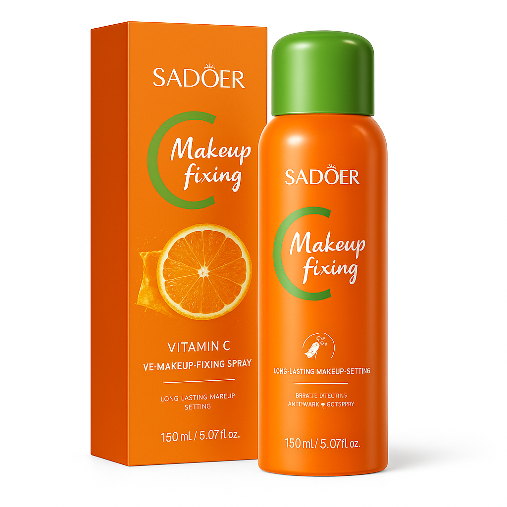 SADOER Makeup Fixing Spray cu Vitamina C – 150 ml. SD13309