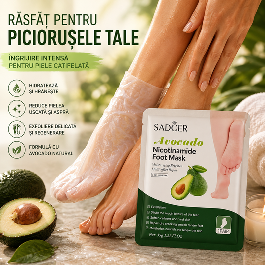 Mască pentru picioare SADOER cu avocado 36 g. SD08801