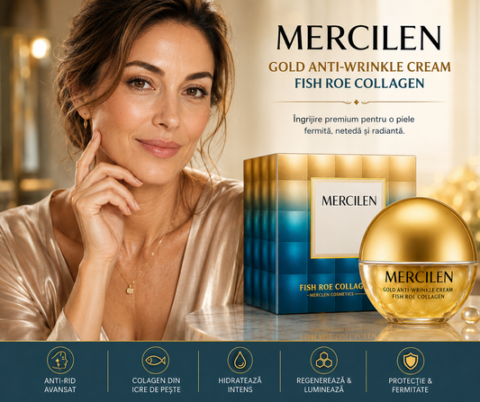 Mercilen Cremă antirid cu colagen și extract de icre de pește 70 g. MXL1568