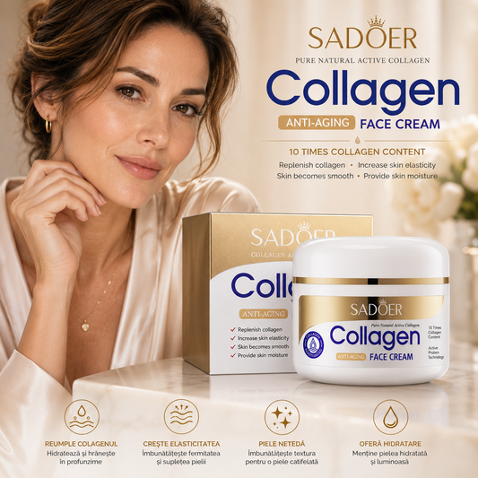 Crema hidratanta anti-riduri SADOER, Collagen Skin Care, 100g. SD37480