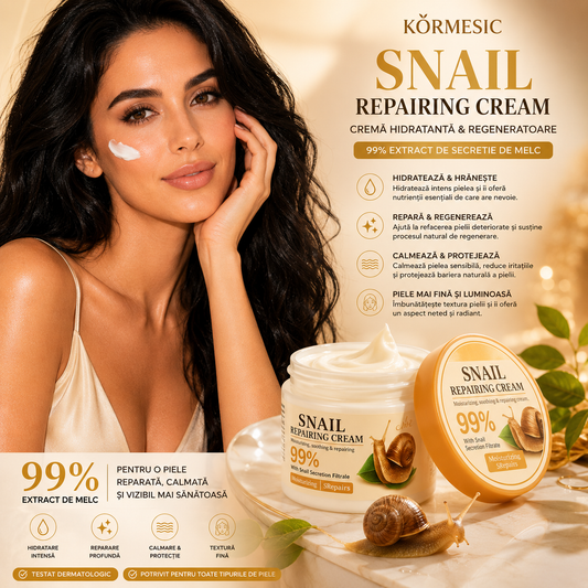 Wokali Snail Възстановяващ крем с 99% охлювна слуз WKL519