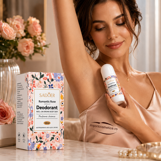 SADOER ROMANTIC ROSE РОЛ-ОН ДЕЗОДОРАНТ AROMA BODY DEW 50МЛ