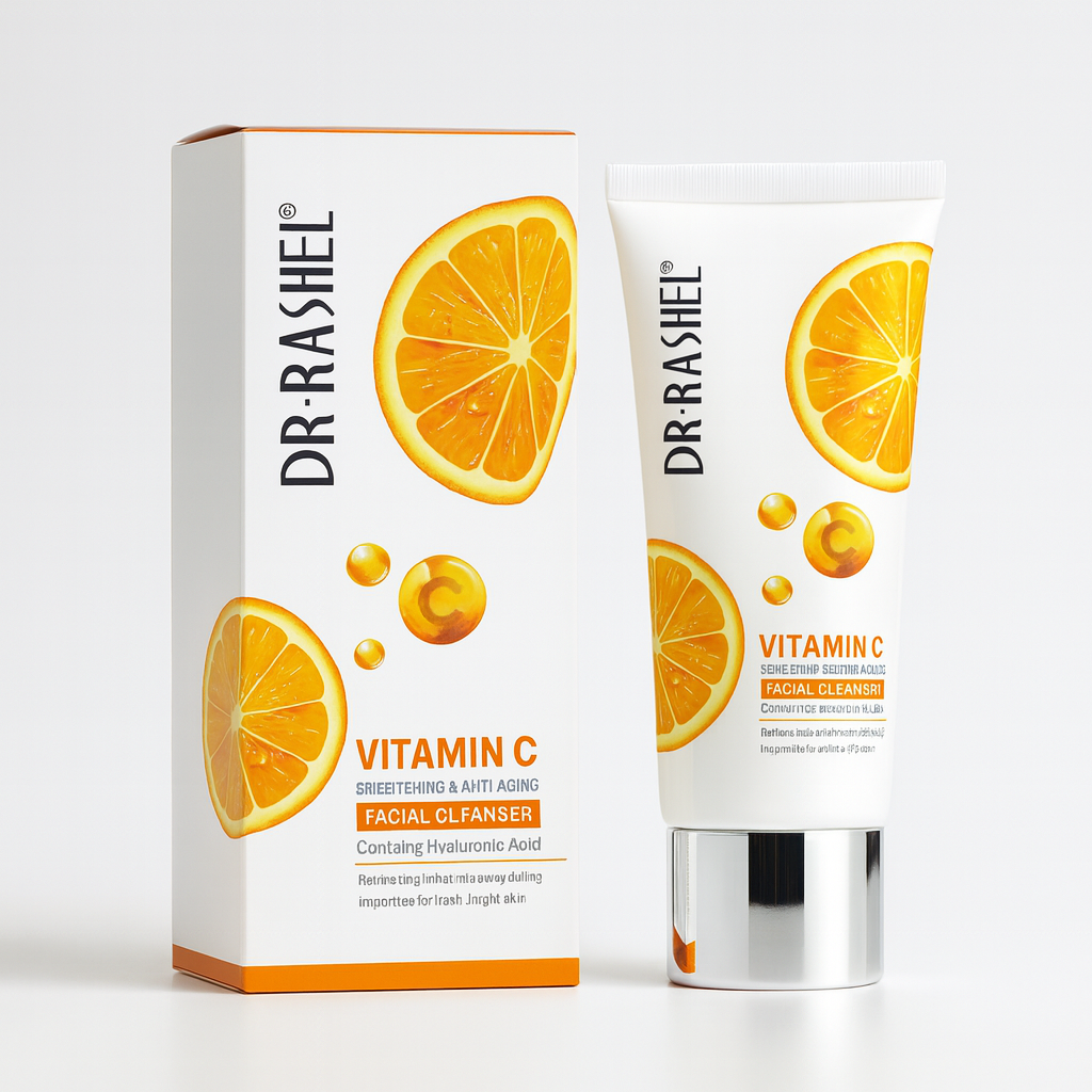 Dr. Rashel Gel de curățare facială iluminator și anti-îmbătrânire cu Vitamina C DRL-1429