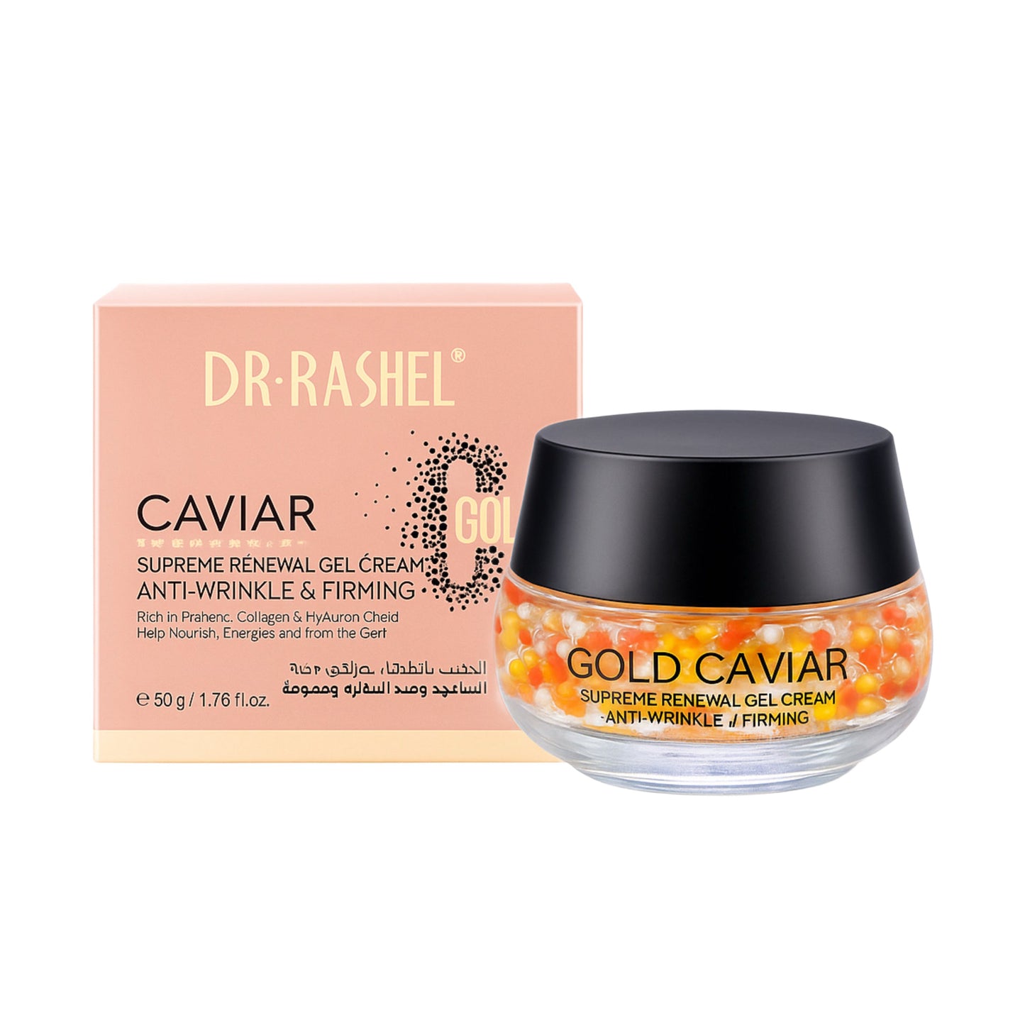Dr. Rashel Cremă regeneratoare cu Gold Caviar și colagen 50 ml DRL-1453