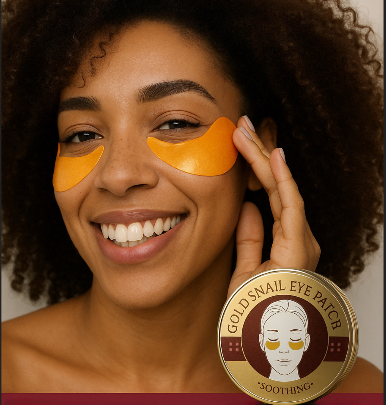 Set 60 Plasturi Hidrogel Premium pentru Ochi cu Aur, WKL 3013-3017 Extract de Mucus de Melc, Spirulina si Colagen Hidrolizat, Wokali Eye Patch