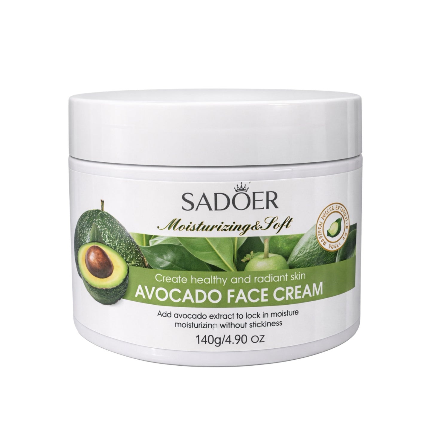 Crema facială SADOER cu avocado