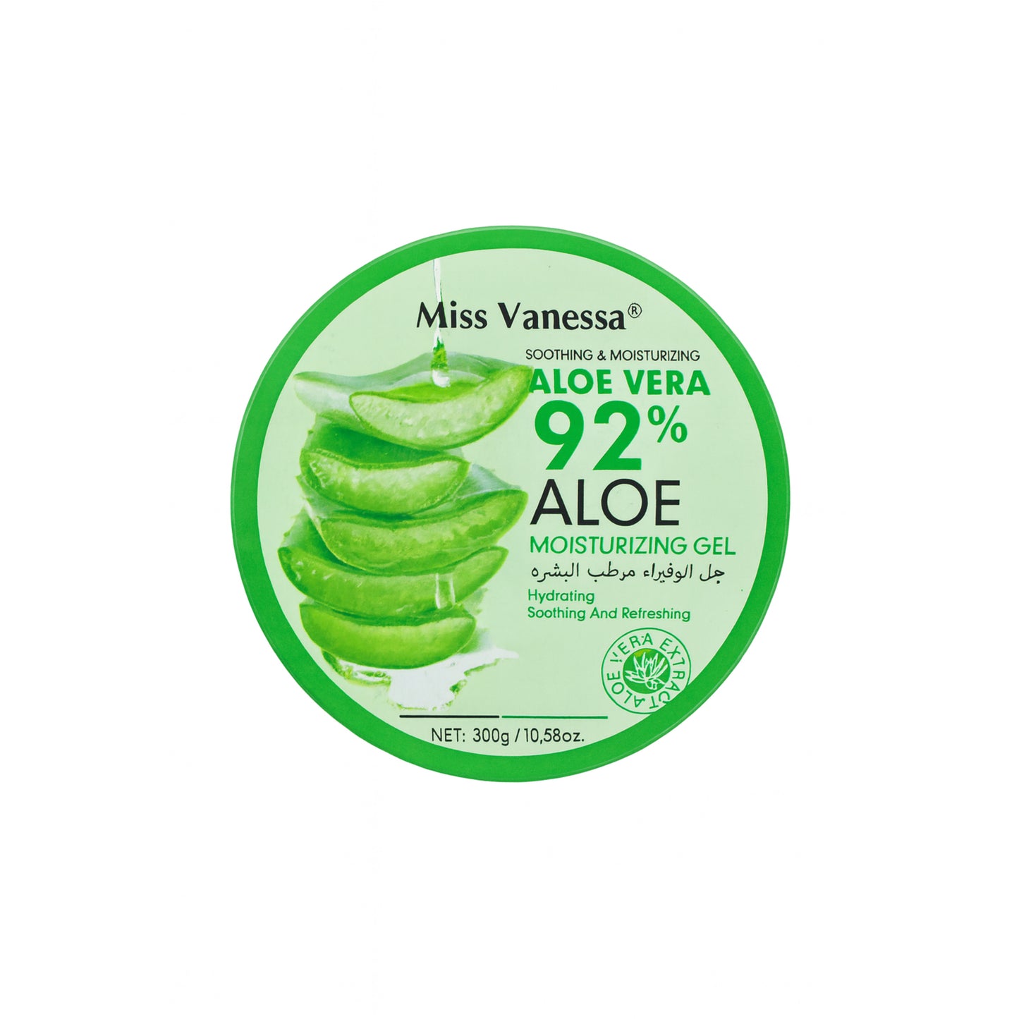 Gel hidratant cu Aloe Vera 92% Miss Vanessa – 300 g G3083