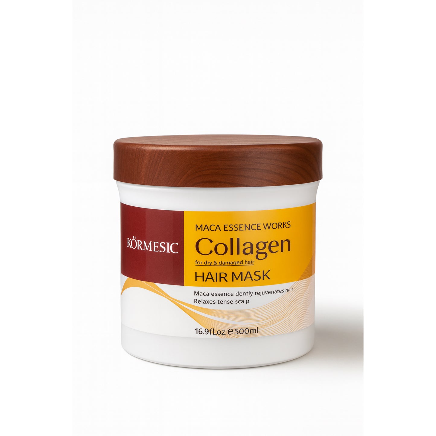 Mască de păr cu colagen și esență de maca – Körmesic Collagen Hair Mask 500 ml KMC66442