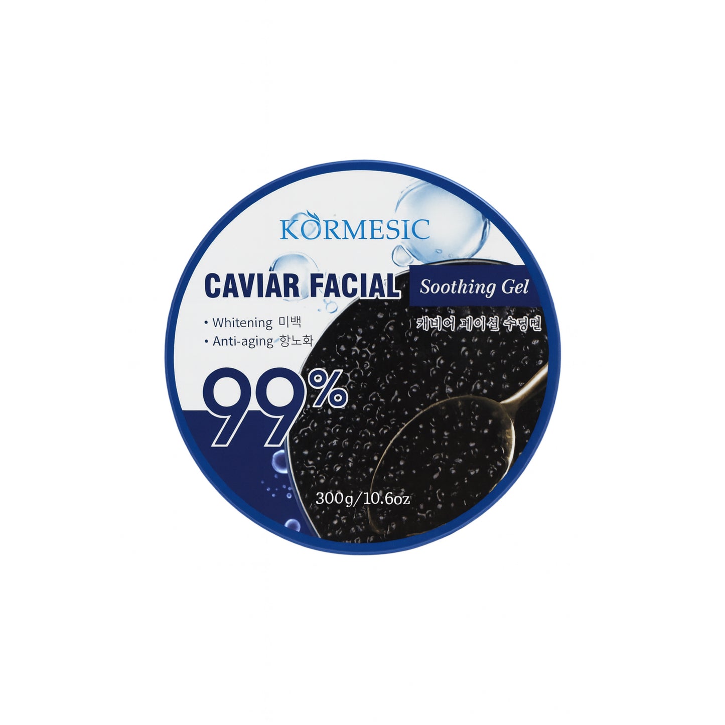 Soothing facial gel with caviar - KÖRMESIC Caviar Facial Soothing Gel 99% (300 g) KMC84234