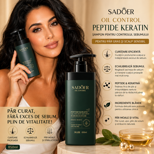 ȘAMPON SADOER PEPTIDE KERATIN OIL CONTROL SD11831