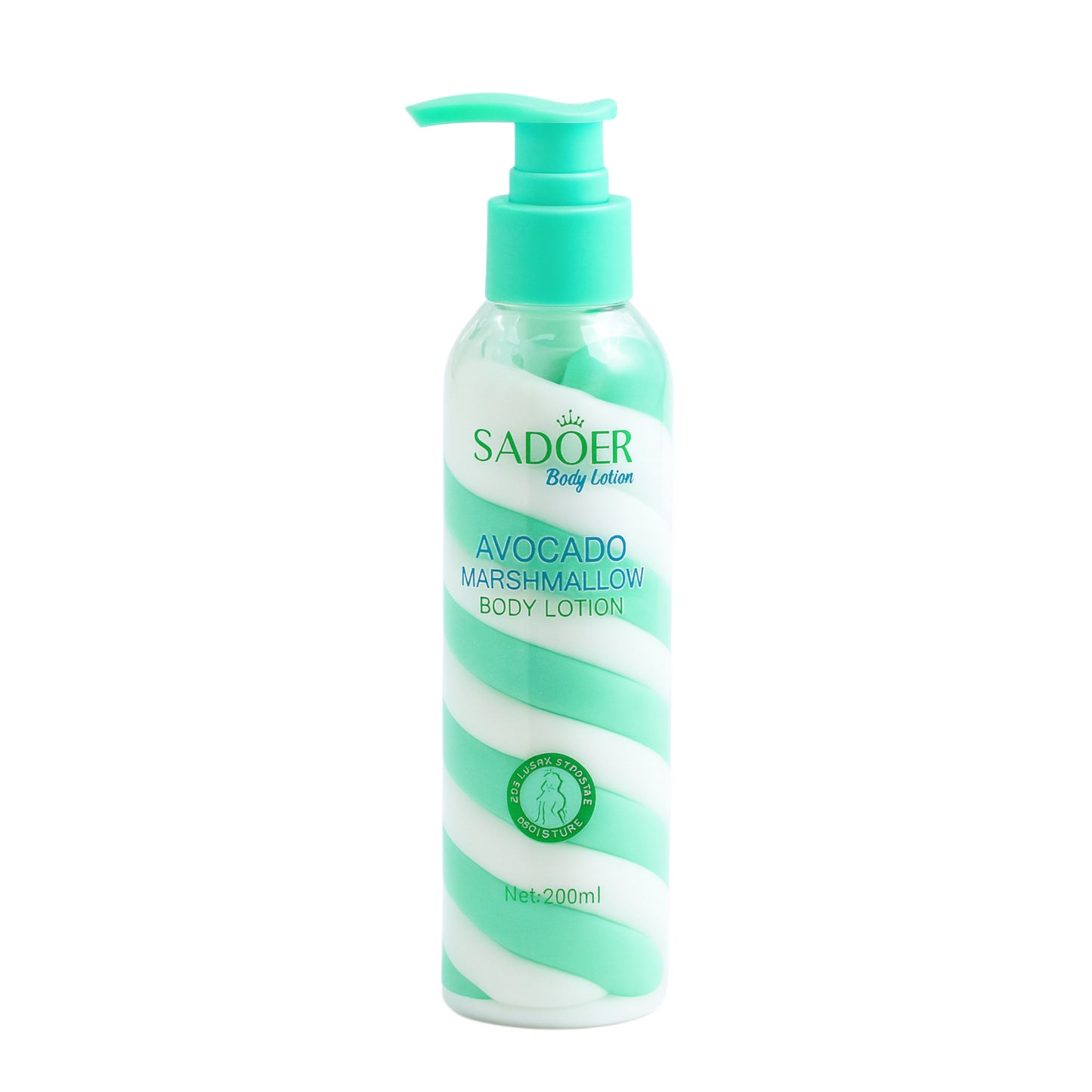 Loțiune de corp cu avocado și marshmallow – Sadoer Avocado Marshmallow Body Lotion 200 ml SD45002