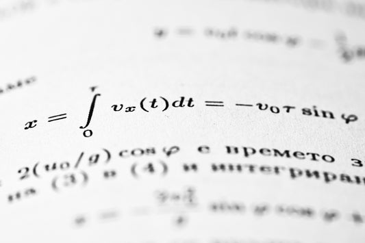 Mathematical equations are written on a page.