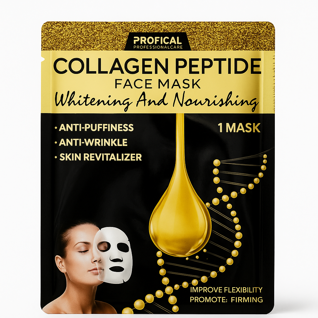 Haokali – Mască tip fașă cu colagen, 30 ml