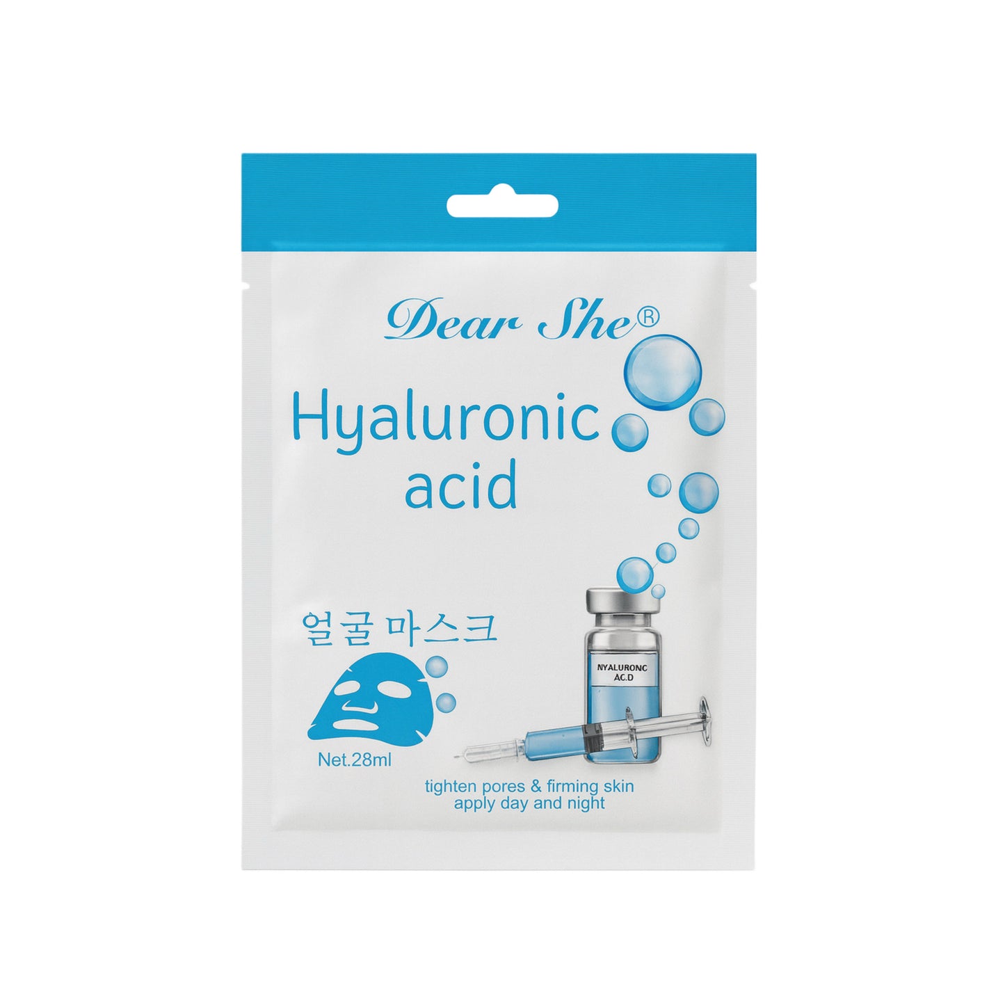 Mască facială cu Acid Hialuronic Dear She – 28 ml 1035