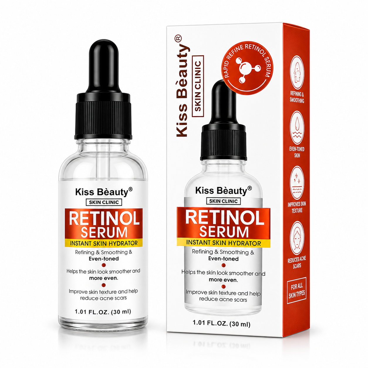 Kiss Beauty Retinol Serum – Instant Skin Hydrator