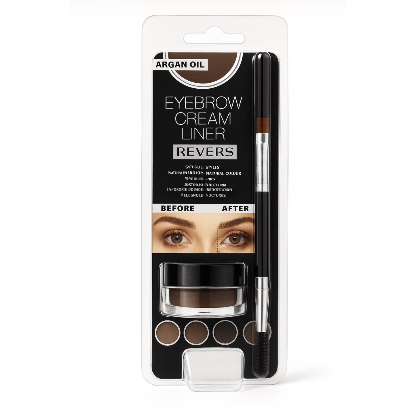 REVERS – Eyebrow Cream Liner cu Ulei de Argan
