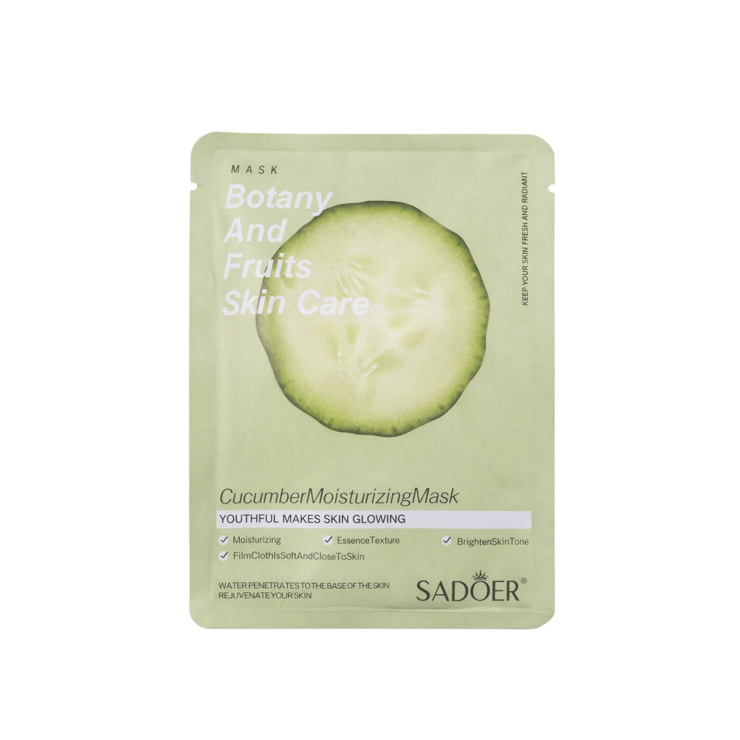 SADOER – BOTANY AND FRUITS SKIN CARE – CUCUMBER MOISTURIZING MASK SD80566