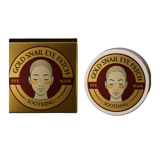 Set 60 Plasturi Hidrogel Premium pentru Ochi cu Aur, WKL 3013-3017 Extract de Mucus de Melc, Spirulina si Colagen Hidrolizat, Wokali Eye Patch