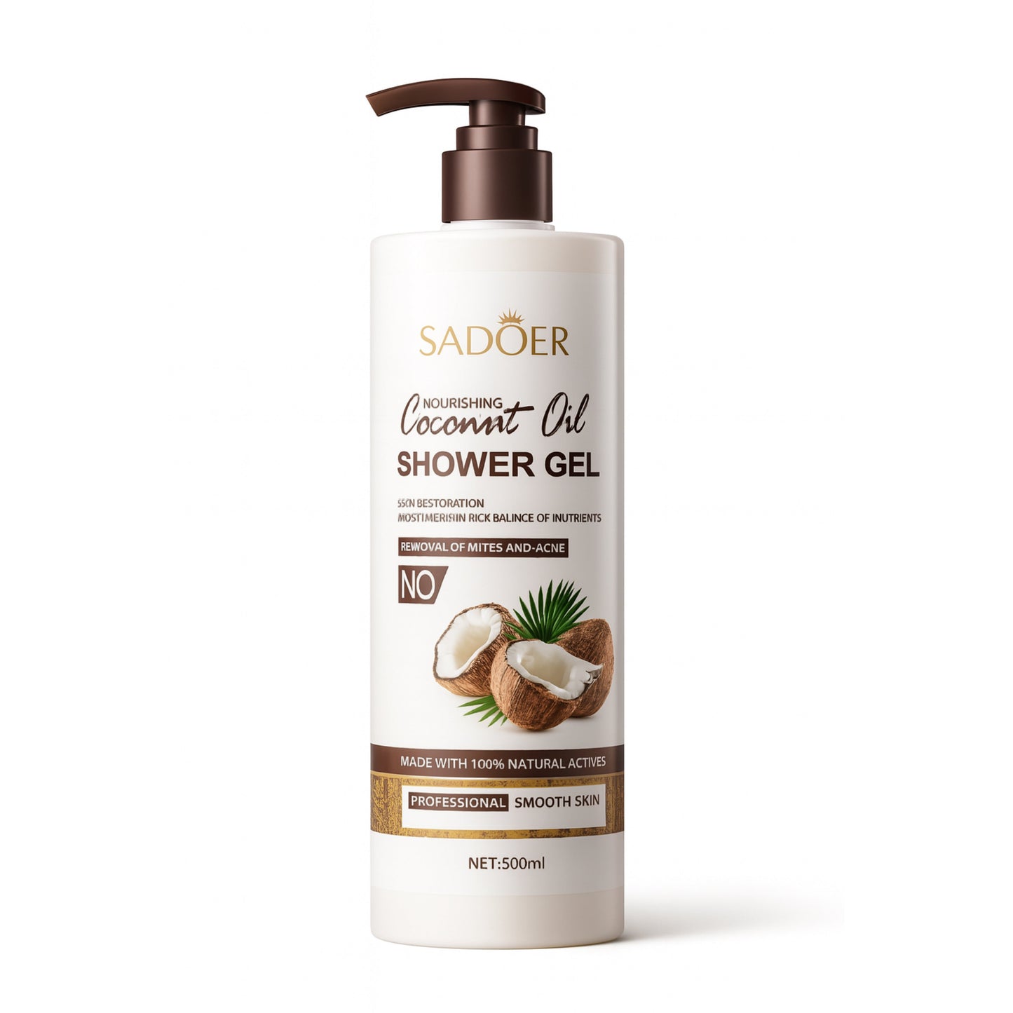 Sadoer Coconut Oil Shower Gel 500 ml. SD90534
