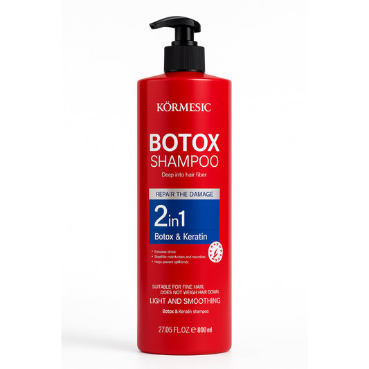 KÖRMESIC Botox Șampon 2 în 1 – Botox & Keratin 800 ml