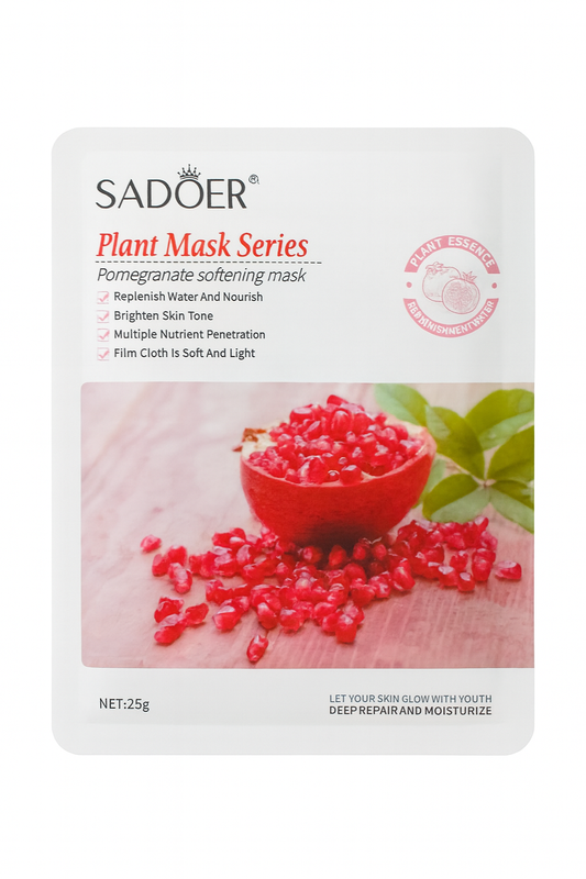 Masca facială SADOER hidratantă cu rodie  SD80603