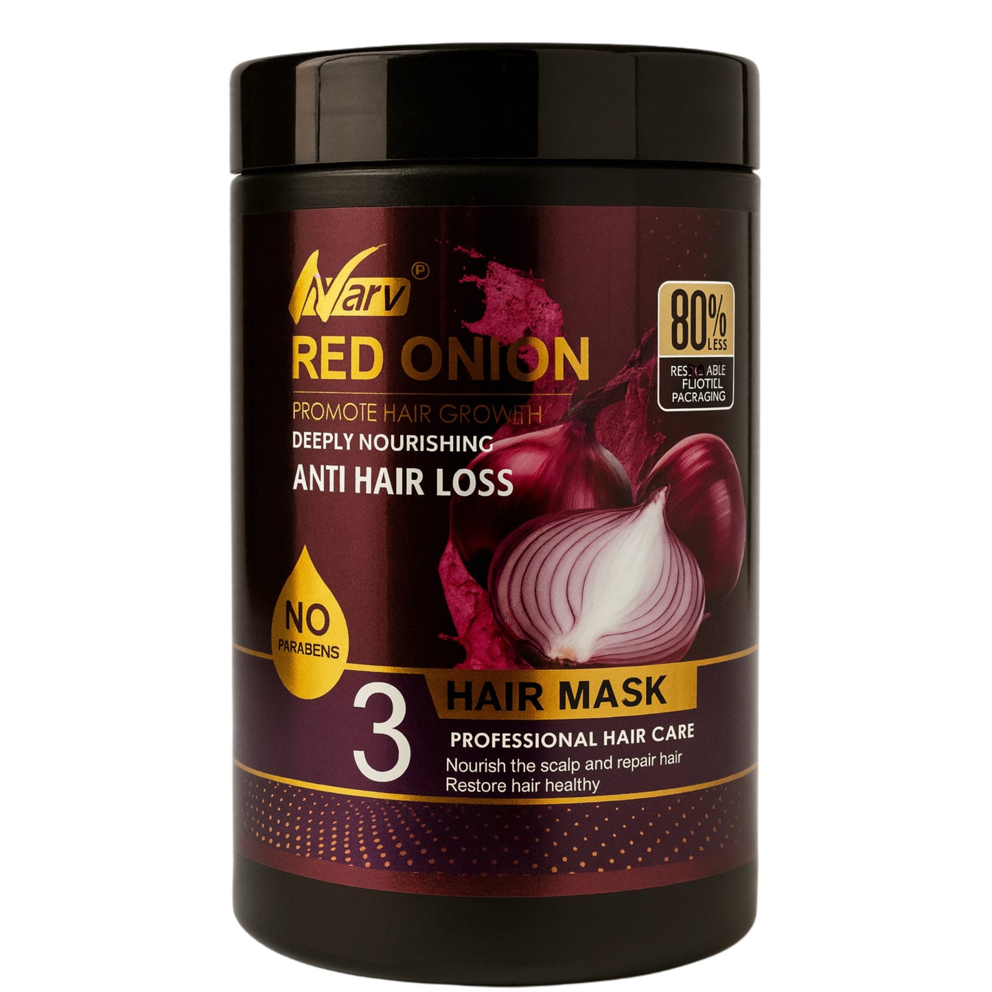 Masca de păr Narv Red Onion