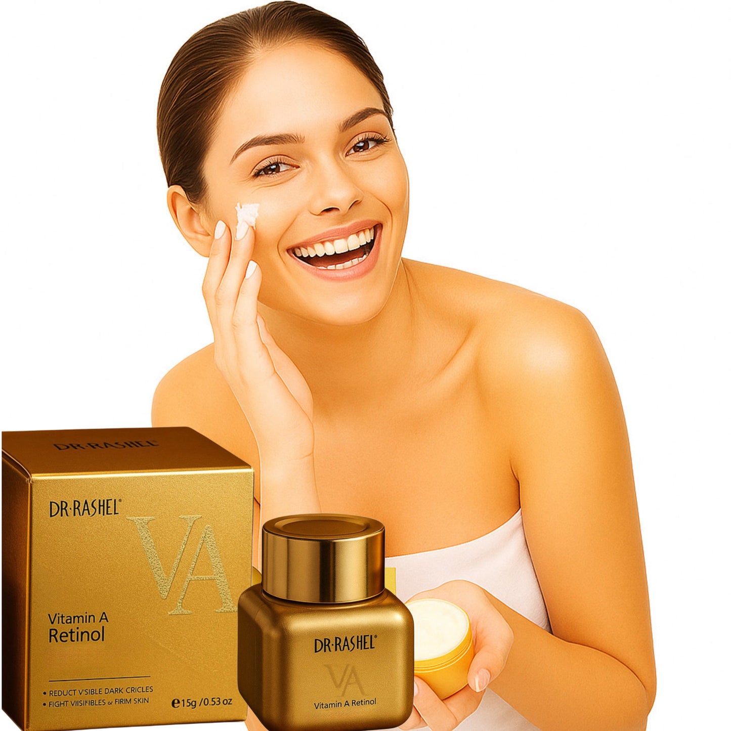 Crema zona ochilor cu retinol anti-aging & lifting - Dr Rashel eye cream 15ml DRL1622