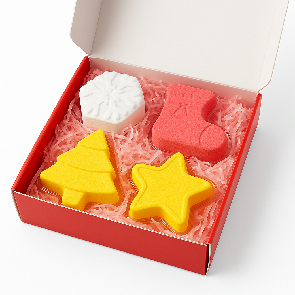 SADOER Bombe de baie efervescente – Ediție de Crăciun 🎄