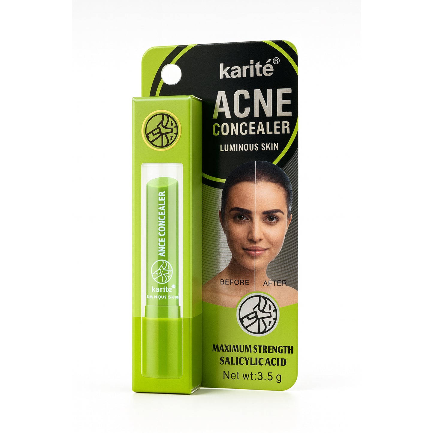 Karité Acne Concealer Luminous Skin. Corector pentru acnee cu acid salicilic NO51057-47