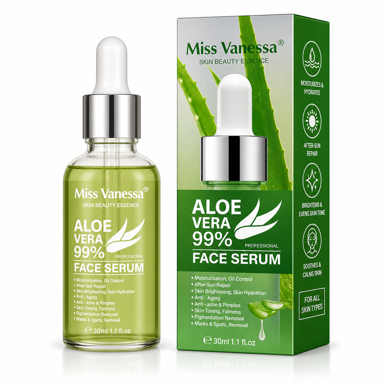 Ser facial Miss Vanessa Aloe Vera 99%
