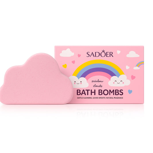 Bomba de baie SADOER Bath Bomb Rainbow Clouds ☁️🌈