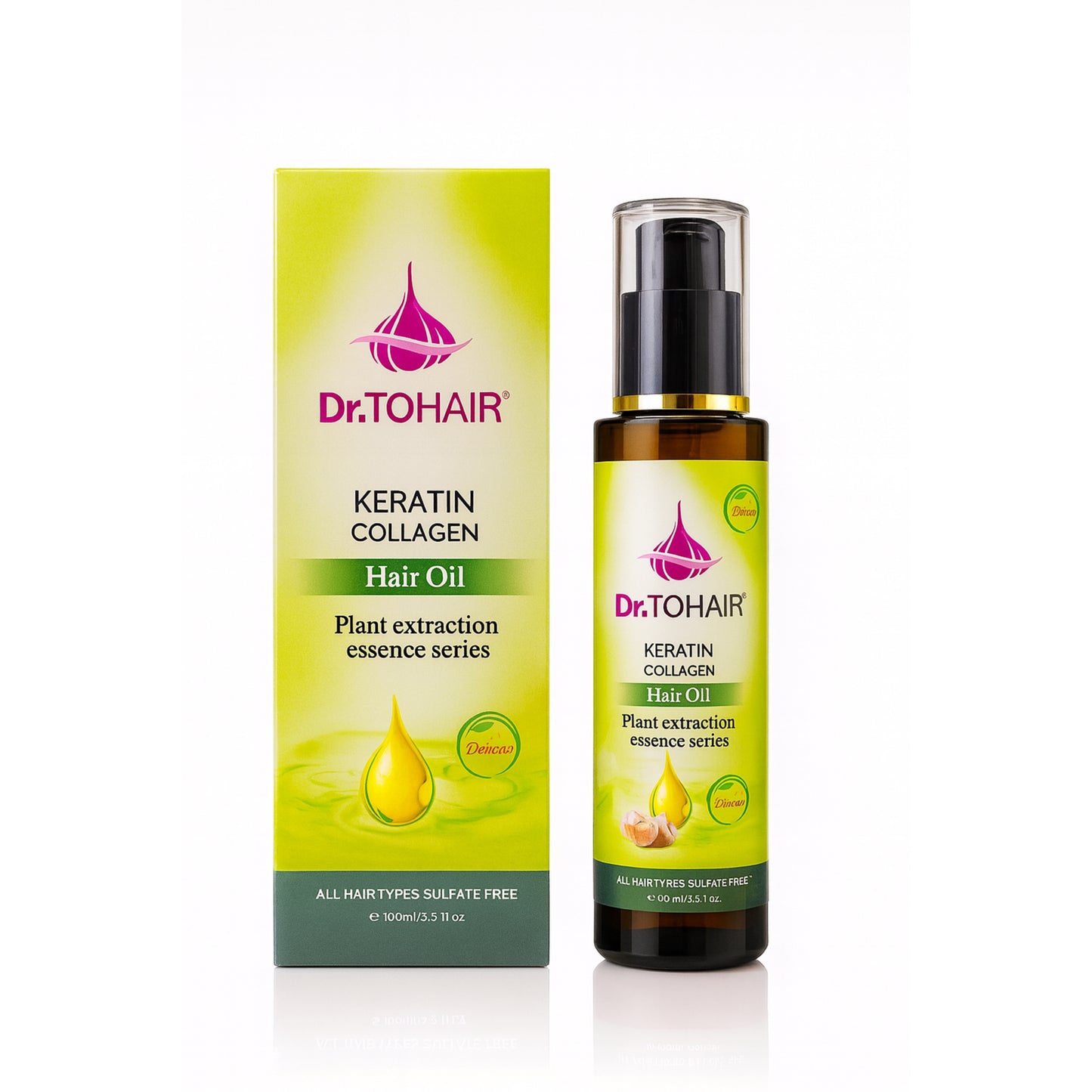 Ulei de păr Dr. TOHAIR Keratin & Collagen, 100 ml