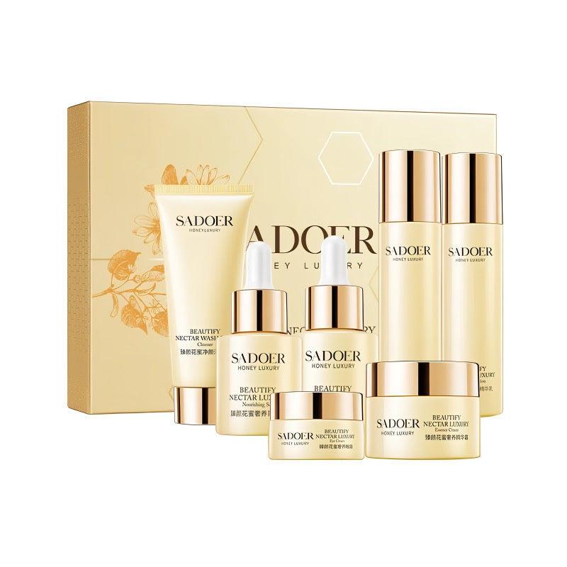 SADOER Honey Luxury – Set Cadou cu 7 produse  de îngrijire cu extract de miere