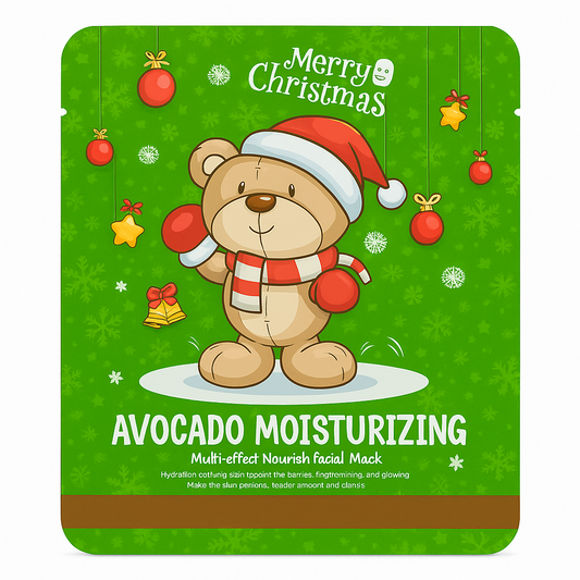 SADOER Mască facială hidratantă cu Avocado – Ediție de Crăciun 🎄✨