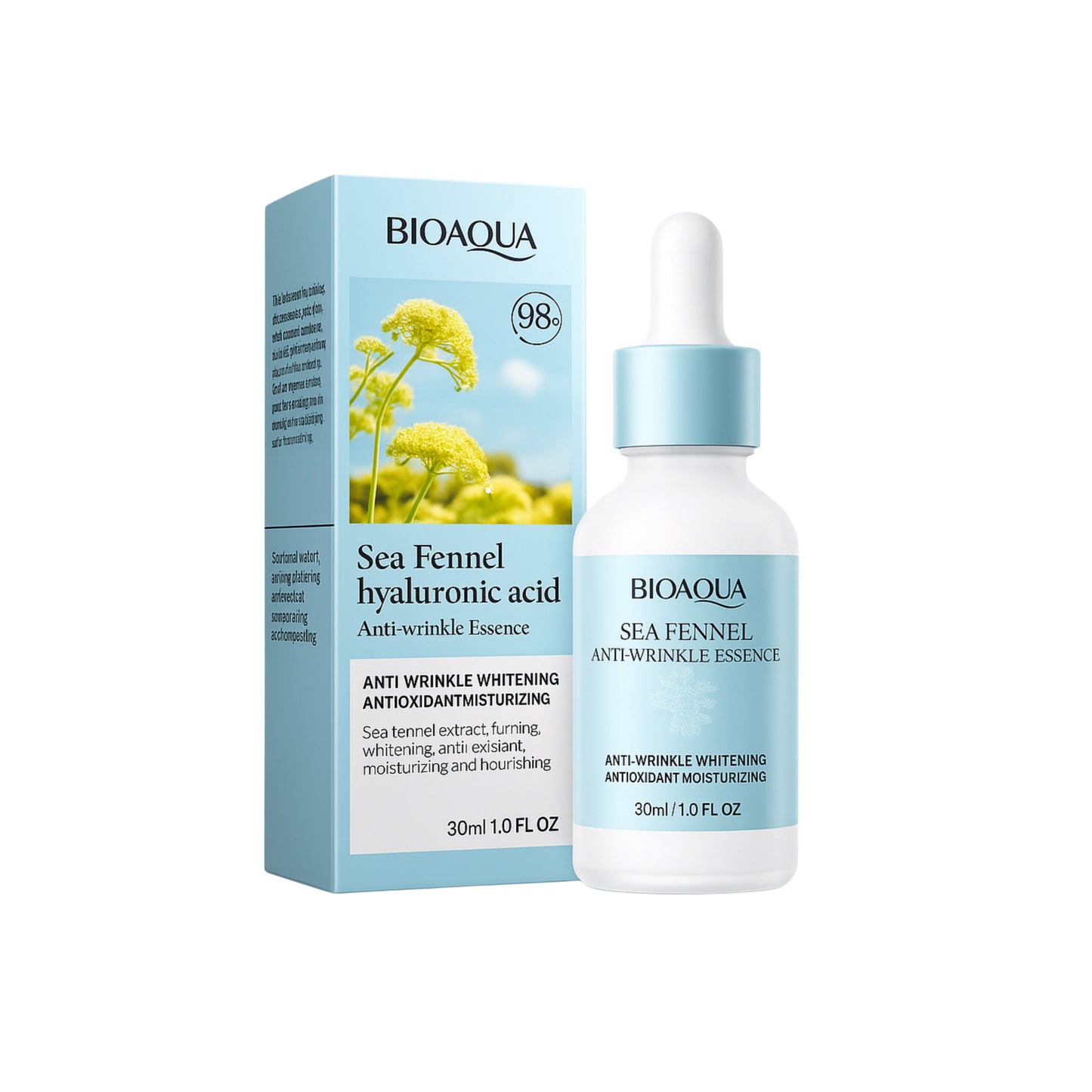 Bioaqua Facial Serum with Hyaluronic Acid and Sea Fennel 30 ml