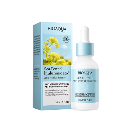 Bioaqua Ser facial cu acid hialuronic și fenicul marin 30 ml